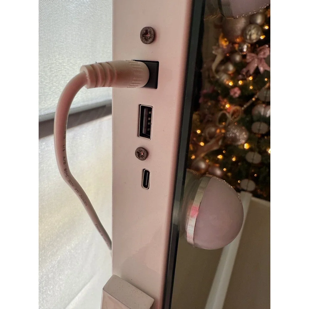 Hollywood Style Vanity Mirror w/ Lights, Touch Control, USB-C, & USB Ports